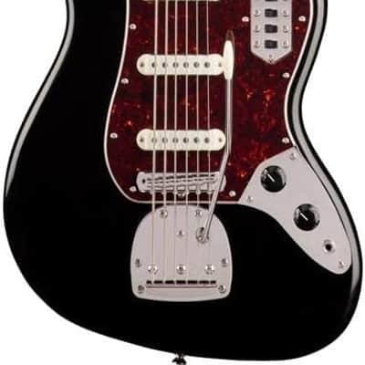 Squier Classic Vibe 6-String Bass VI, Black, Laurel Fingerboard image 1