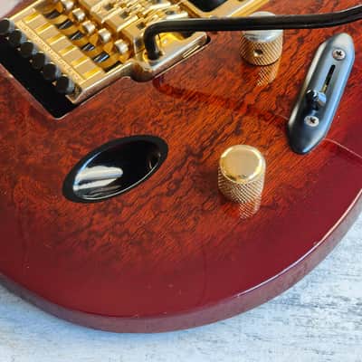 1994 Ibanez Japan S540BM S Series HSH Superstrat (Antique Violin - Burled Maple) image 3