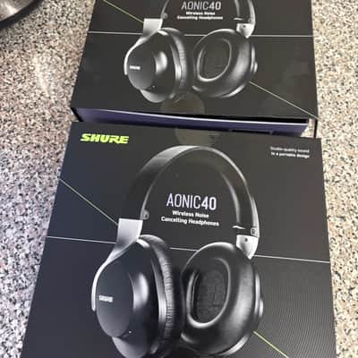 Shure AONIC 40 Wireless Noise Cancelling Headphones 2022 - Present - Black image 1