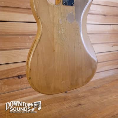 FEATURING THE CLAW 1969 Fender Precision Bass with G&G-Style Hard Case - Stripped Natural, 10.2lbs, Fender "The Claw" Solid Brass Bridge image 16
