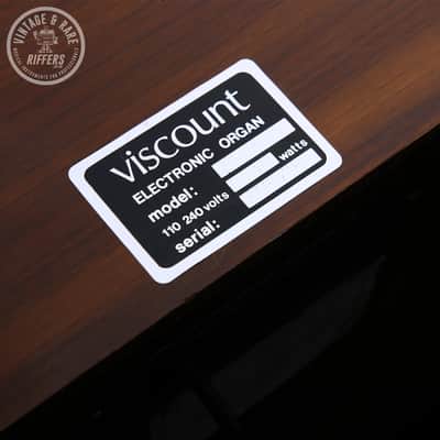 (Video) *Serviced* Viscount UFO 61 Intercontinental Vintage 1970s Italian 61 key Electronic Combo Organ Synth Made in Italy All Original Synthesiser w/ Built-in Drum Machine & Speakers (Similar to Roland CR-68 78 Compu-Rhythm) image 15