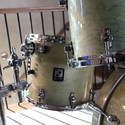 Sonor S Class Pro (Vertical Grain German Made) 2000's - Aqua Green image 7