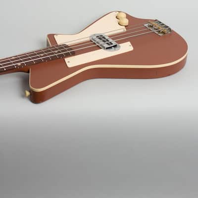 Guttlin Baron Bass Owned by Jeff Tweedy of Wilco Solid Body Electric Bass Guitar (2024), ser. #225, original black tolex hard shell case. image 7