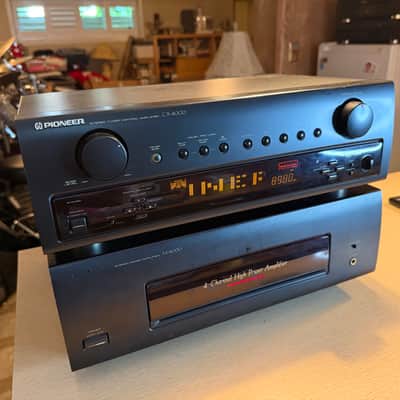 Pioneer M-4000 Power Amplifier & CX-4000 Stereo Preamp 100WPC Freshly Serviced🔥 image 4