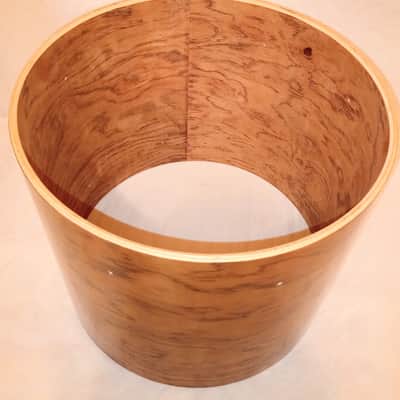 UNMARKED BUBINGA/MAPLE/BUBINGA 14X12"  - CLEAR GLOSS BUYER SHIPS image 4