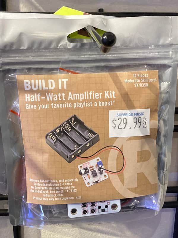RadioShack Half-Watt Amplifier kit ( NEW ) image 1