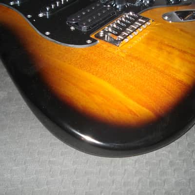 Squier Stratocaster Squier Stratocaster Body Sonic Series FSR 2TS Tone Sunburst Finish Fully Loaded image 10