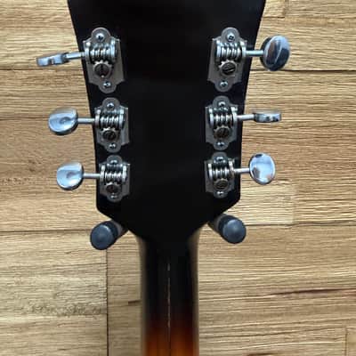 Gretsch 6124 Single Anniversary Hollow Body Guitar 1961 - Shaded Golden Sunburst w/non orig hard case image 16