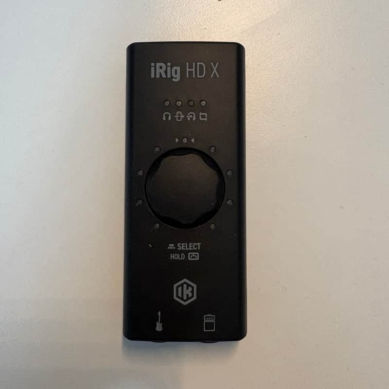 IK Multimedia iRig HD X USB-C Audio Interface 2023 - Present - Black image 1