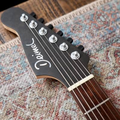 Deimel Firestar - Charcoal Blue / Natural Aluminum. Novak pickups + Leslee Circuit. NEW, (Authorized Dealer) image 14