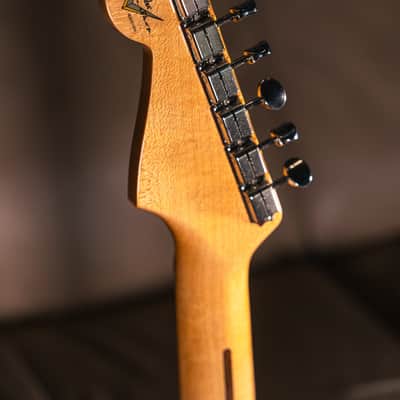 Fender Custom Shop LTD 70th Anniversary '54 Stratocaster NOS in Wide-Fade 2-Color Sunburst, Pre-Owned image 7