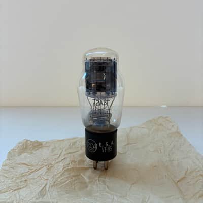 RCA 2A3 VT-95 Vintage Vacuum Tube - Dual Black Plate, Military Spec - NOS / Tests Strong (74/38) image 1