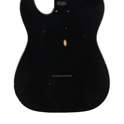 Genuine Fender ROAD WORN 50s Vintage Tele/Telecaster Body, BLACK image 6