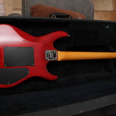 Samick Super Strat KJ-560 1990 - Translucent Burgundy image 5