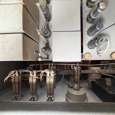 1938 Collins Radio Co. 12H-6 Console tube mixer broadcast preamp image 10