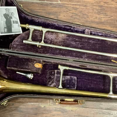 F.E. Olds & Son 1956 Super Olds Trombone -Los Angeles, California w/O.H.S.C., Mouthpiece, & Xtras image 6