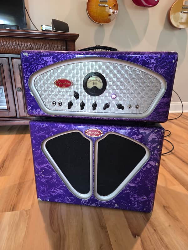 Speedster Deluxe 25 watts Head & Cabinet Soldano 1995 Purple image 1