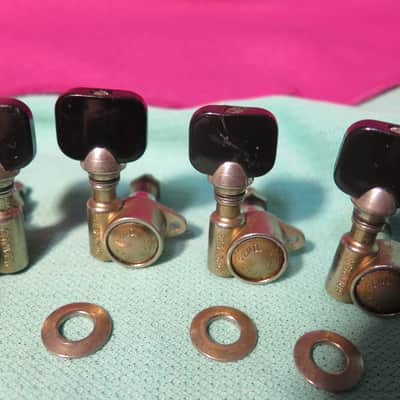 RARE vintage 1963 Grover Pat Pend nickel tuners for Gibson Les Paul es 335 175 sg flying v 330 image 11