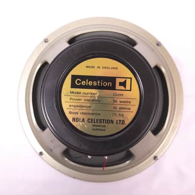 Celestion 4 x G12H30 Blackbacks Vintage 1977 Kurt Mueller Cones image 21