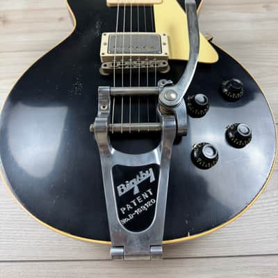 Gibson Custom Dealer Select 1956 Les Paul Standard Bigsby Electric Guitar - Ebony image 6