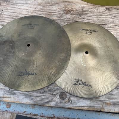 Zildjian Quick Beat TOP + ROCK hihat Bottom Hi hat Cymbals Pair image 4