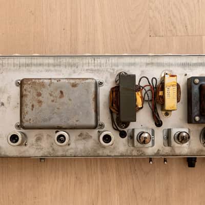 1961 Fender Tremolux Blonde Brown Panel Piggyback Tube Amp Head 6G9 Circuit w/ EL84 (6BQ5) image 12