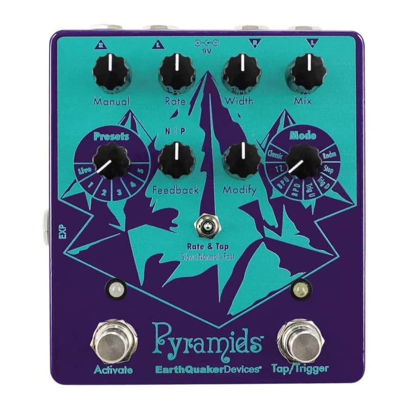 EarthQuaker Devices Pyramids Stereo Flanging Device Guitar Effects Pedal image 1