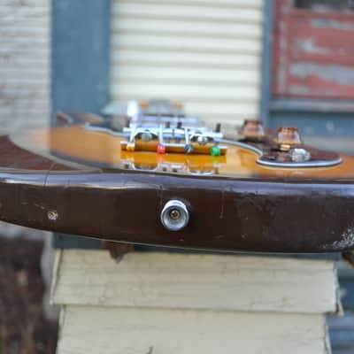 Vintage 1960's Intermark Cipher Bass Guitar Offset Body & Hockey Puck Headstock image 14