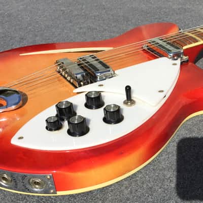 Rickenbacker 360 1967 - Fireglow Red Sunburst - Thinline Hollow Body image 5