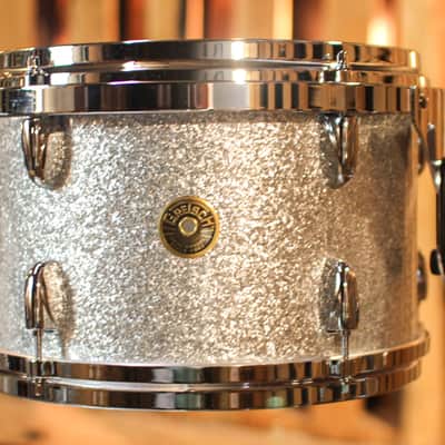 Gretsch USA Custom Silver Sparkle Drum Set - 14x20,8x12,14x14,16x16 - SO#1323840 image 4