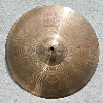 Paiste 2002 Red Label 11" Splash Cymbal - ​Rare Vintage​ 1981​ 11" Splash Cymbal - PV Music Drum Shop Inspected and Tested ​- Plays / Sounds / Looks Great image 1