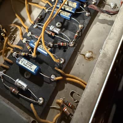 1963 Fender Princeton 6G2 Brownface Guitar Amp image 21