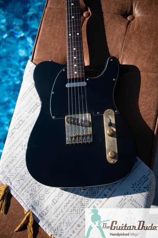 1980's Fernandes All Black Telecaster - Made in Japan - Pro Set Up