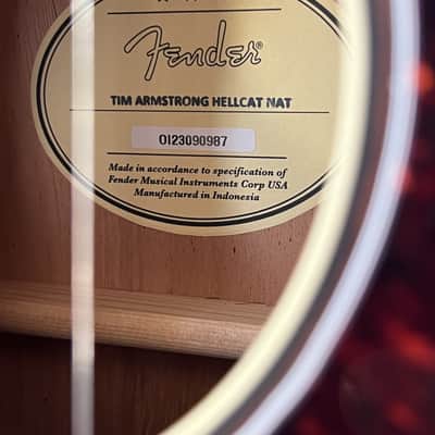 Fender Tim Armstrong Hellcat Acoustic image 3