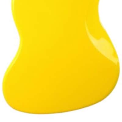 Squier Limited Edition Affinity Jaguar Electric Guitar Graffiti Yellow image 2