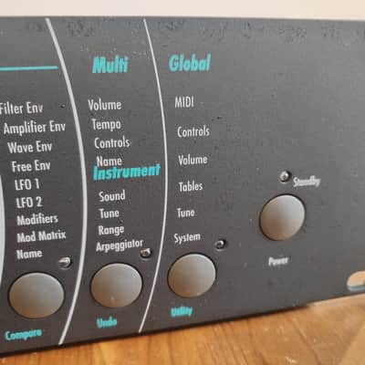Waldorf Microwave II Rackmount Wavetable Synthesizer 1997 - Black image 5