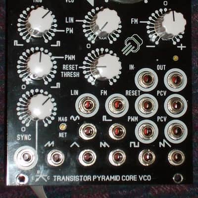 Blue Lantern Modules Transistor Pyramid Core VCO White on Black image 2