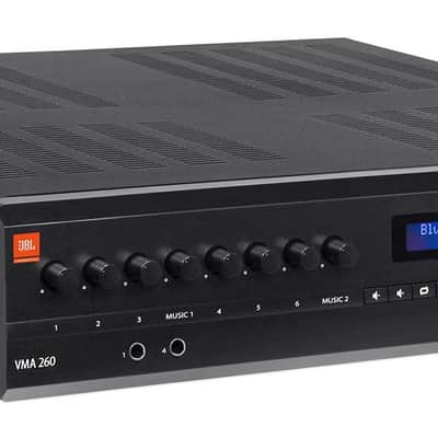 JBL VMA260 120-Watt 70 Volt 70V Mixer/Amplifier with Bluetooth 8 Channel Inputs image 2