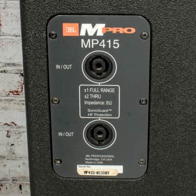 JBL - MPRO MP415 - 1x15in Passive PA Speaker - 8 ohms - x3017 - USED image 5