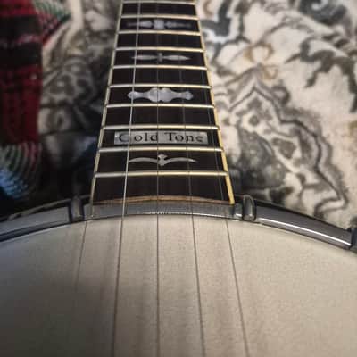Gold Tone OB-150RF Radiused Fretboard Orange Blossom Bluegrass Banjo 2010s - Vintage Brown image 4