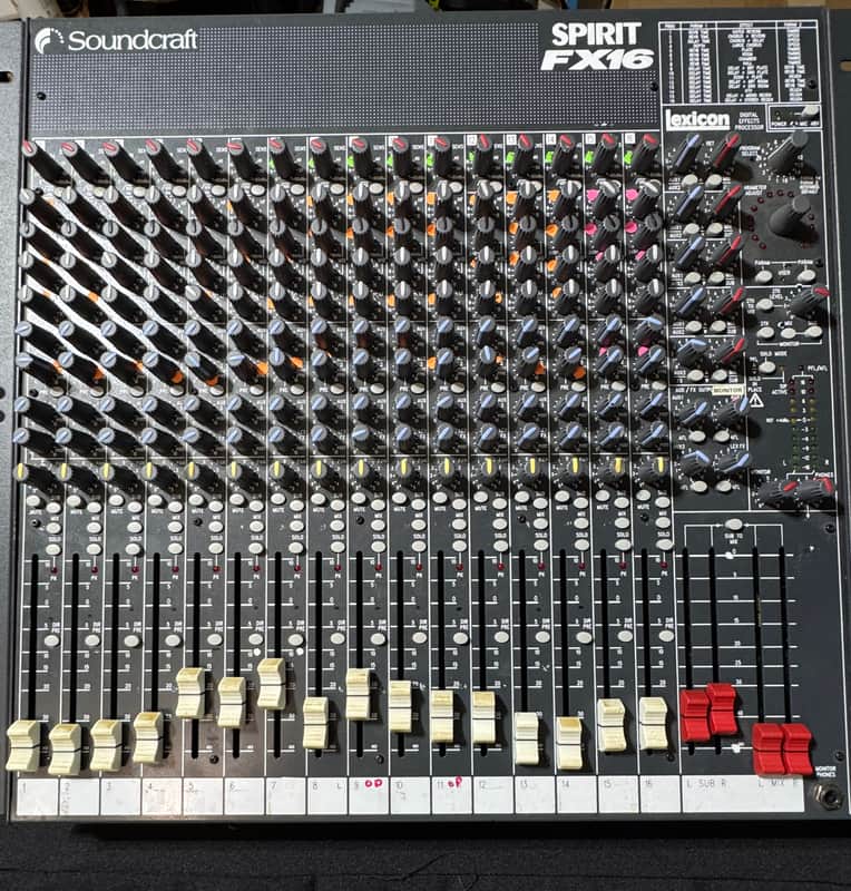 Spirit - FX16 - 16 Channel Analog Mixer w/Lexicon Effects image 1