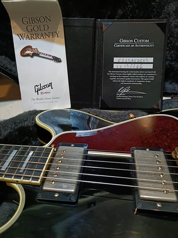 Gibson ES-355 Custom Shop Memphis Limited Run 2011 - Ebony - Free Shipping Worldwide image 1