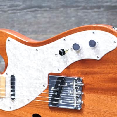 Fender Vintage Custom 1968 Tele Thinline Aged Natural Electric Guitar w/Case image 7