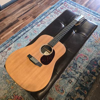 2017 Martin D12X1AE - 12-String Acoustic Electric Dreadnaught - Natural - w/Hardshell Case image 2