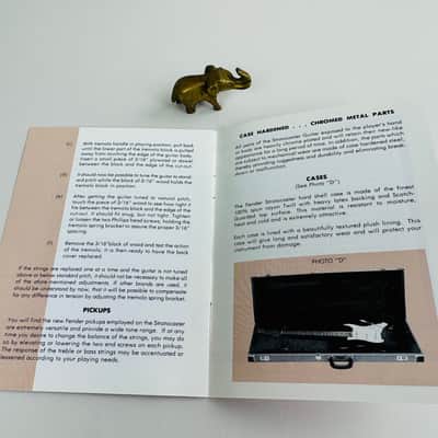Fender Vintage Series ’57 Stratocaster Instruction Manual – Brea, CA 1990 image 6