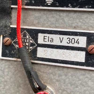 Telefunken Ela v 304 - 10 W Amplifier - ECC83 , EL84 image 7