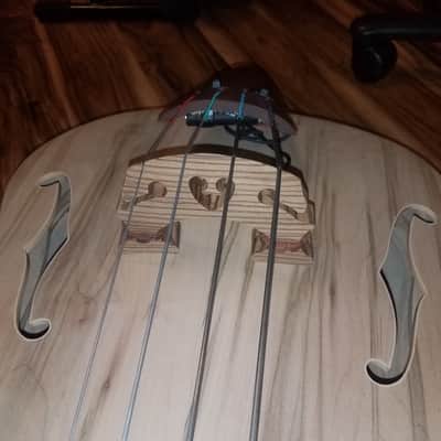 Acoustic Electric Upright Bass 3/4 scale (Natural) image 11
