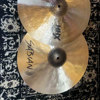 Mint Sabian 15" HHX Complex Medium Hi-Hat Cymbals (Pair) - Natural image 1