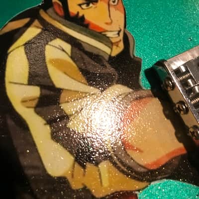Space Dandy Peavey Rockmaster Green Sparkle image 3