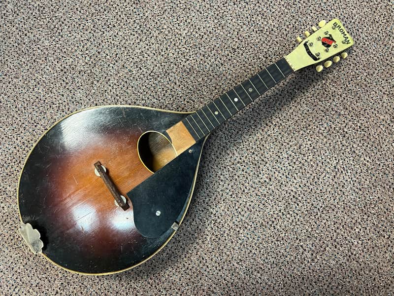 1940's Broman Ideal Regal made Mandolin Sunburst image 1